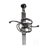 A large German hand-and-a-half sword with Solingen blade, circa 1570