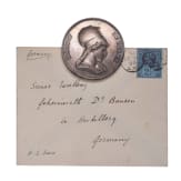 Robert Wilhelm Bunsen - Silbermedaille des Institut de France, datiert 1882