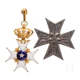 Robert Wilhelm Bunsen - K&ouml;niglich schwedischer Nordstern-Orden, Kommandeur-Set, verliehen 1865