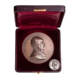 Robert Wilhelm Bunsen - Helmholtz-Medaille der Preu&szlig;ischen Akademie der Wissenschaften, verliehen 1892, und Rudberg-Medaille