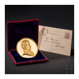 Robert Wilhelm Bunsen - Goldene Humphry-Davy-Medaille der Royal Society, Erstverleihung von 1877