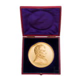 Robert Wilhelm Bunsen - Goldene Humphry-Davy-Medaille der Royal Society, Erstverleihung von 1877