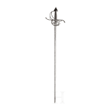 A heavy German military cavalry rapier, circa 1600