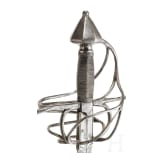 A heavy German military cavalry rapier, circa 1600