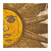 Sonnensymbol &bdquo;Sol de Mayo" aus s&uuml;damerikanischer Flagge, 19./20. Jhdt.