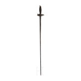 A rapier blade with remnants of a later hilt, Clemens Koller in Solingen, around 1600