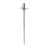 A long German cavalryman's rapier, circa 1620