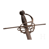 A long German cavalryman's rapier, circa 1620