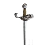A heavy campaign sword by Peter Munch of Solingen, dated 1643