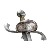 A heavy campaign sword by Peter Munch of Solingen, dated 1643