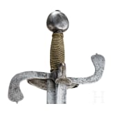 A heavy campaign sword by Peter Munch of Solingen, dated 1643