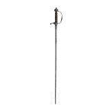 A chiseled smallsword by Jasper Bongen in Solingen, ca. 1660