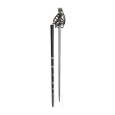 A significant Italian silver-mounted officer's schiavona with Prussian sword blade, 17th/18th century