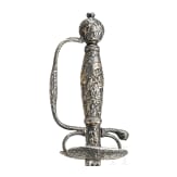 A silver-mounted German small-sword, circa 1720