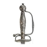 A silver-mounted German small-sword, circa 1720