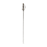 A fine French smallsword with chiselled hilt, circa 1730