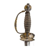 A fine French smallsword with chiselled hilt, circa 1730