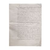 K&ouml;nig Louis XV. (1710 - 1774) - eigenh&auml;ndig signiertes Dekret &uuml;ber die Aushebung eines Corps durch Herzog Carl Eugen von W&uuml;rttemberg, datiert 3. November 1759