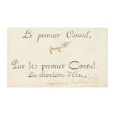 Consulat (1799 - 1804) - Napoleon Bonaparte - &bdquo;Pension de Deux Cents Francs", datiert 1802