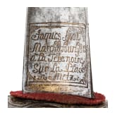 A fine French small-sword with gold and silver damascened hilt, circa 1730