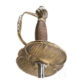 An officer's sword, with Toledo blade, circa 1740