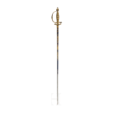 A fine French smallsword with outstanding chiselled hilt, circa 1750