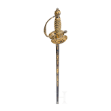 A fine French smallsword with outstanding chiselled hilt, circa 1750