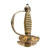A fine French smallsword with outstanding chiselled hilt, circa 1750