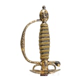 A fine French smallsword with outstanding chiselled hilt, circa 1750