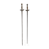 Two German officer's swords, mid 18th century