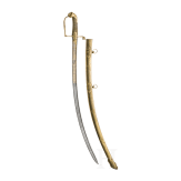 Damast-Geschenks&auml;bel f&uuml;r General Louis Joseph Maupoint, um 1806