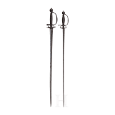Two French ceremonial swords, 18th century