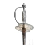 A French silver mounted smallsword, ca. 1780