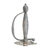 A French silver mounted smallsword, ca. 1780