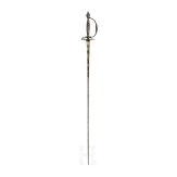 A silver mounted French smallsword, ca. 1790
