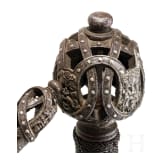 A ceremonial rapier with finely chased chain hilt in the German style of 1575 by Anton Konrad of Dresden, circa 1920/25