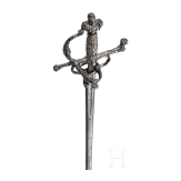 A fine French Rapier in Renaissance style with a silver hilt, circa 1860
