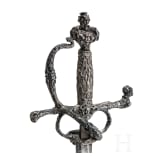 A fine French Rapier in Renaissance style with a silver hilt, circa 1860