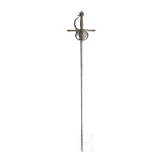A deluxe French rapier with chiselled hilt in the style of 1600, circa 1880