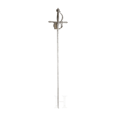 A deluxe French rapier with chiselled hilt in the style of 1600, circa 1880