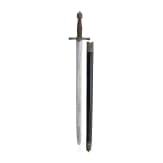 A German sword with chiseled decoration, 17th/19th century
