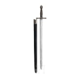 A German sword with chiseled decoration, 17th/19th century