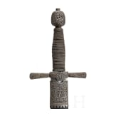 A German sword with chiseled decoration, 17th/19th century