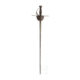 A Victorian cup-hilt-rapier, in the style of 1600