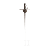A Victorian cup-hilt-rapier, in the style of 1600