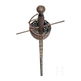 A Victorian cup-hilt-rapier, in the style of 1600