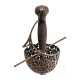 A Victorian cup-hilt-rapier, in the style of 1600