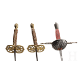 Three German sport fencing foils, circa 1900