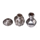 Three sword pommels, German, circa 1600