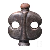 The iron pommel of a Styrian campaign sword, circa 1600